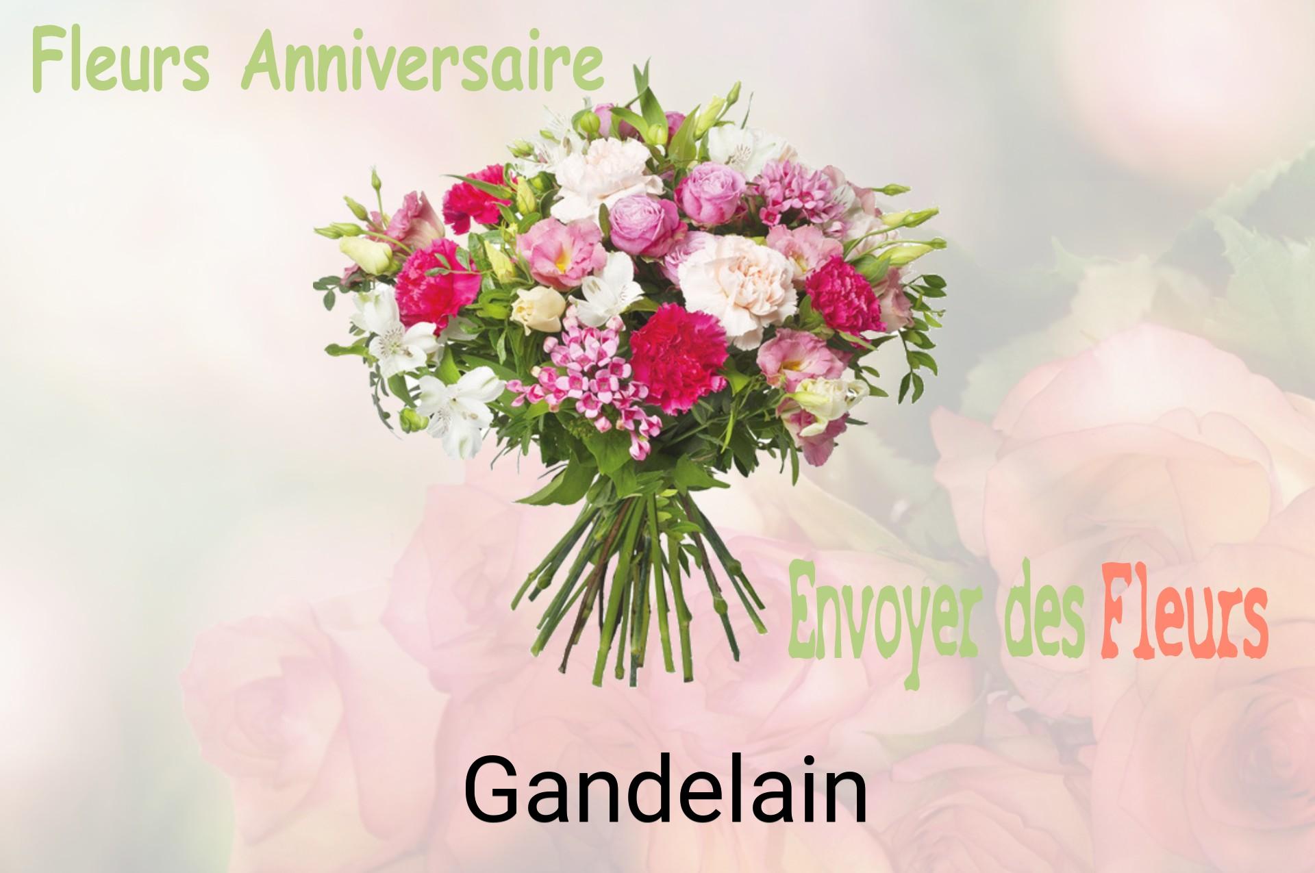 Bouquet de fleurs d’anniversaire livré à Gandelain